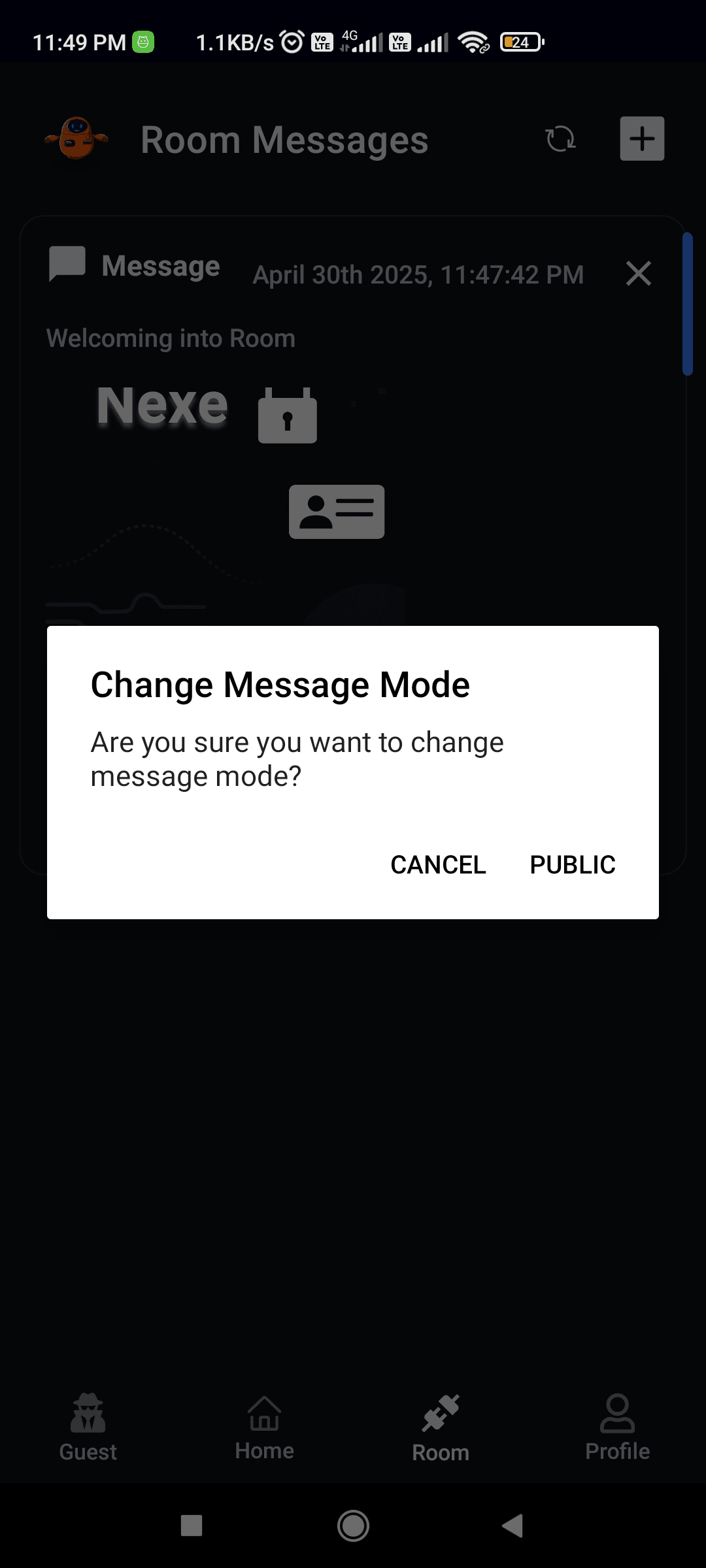 Public Messages - Step 3