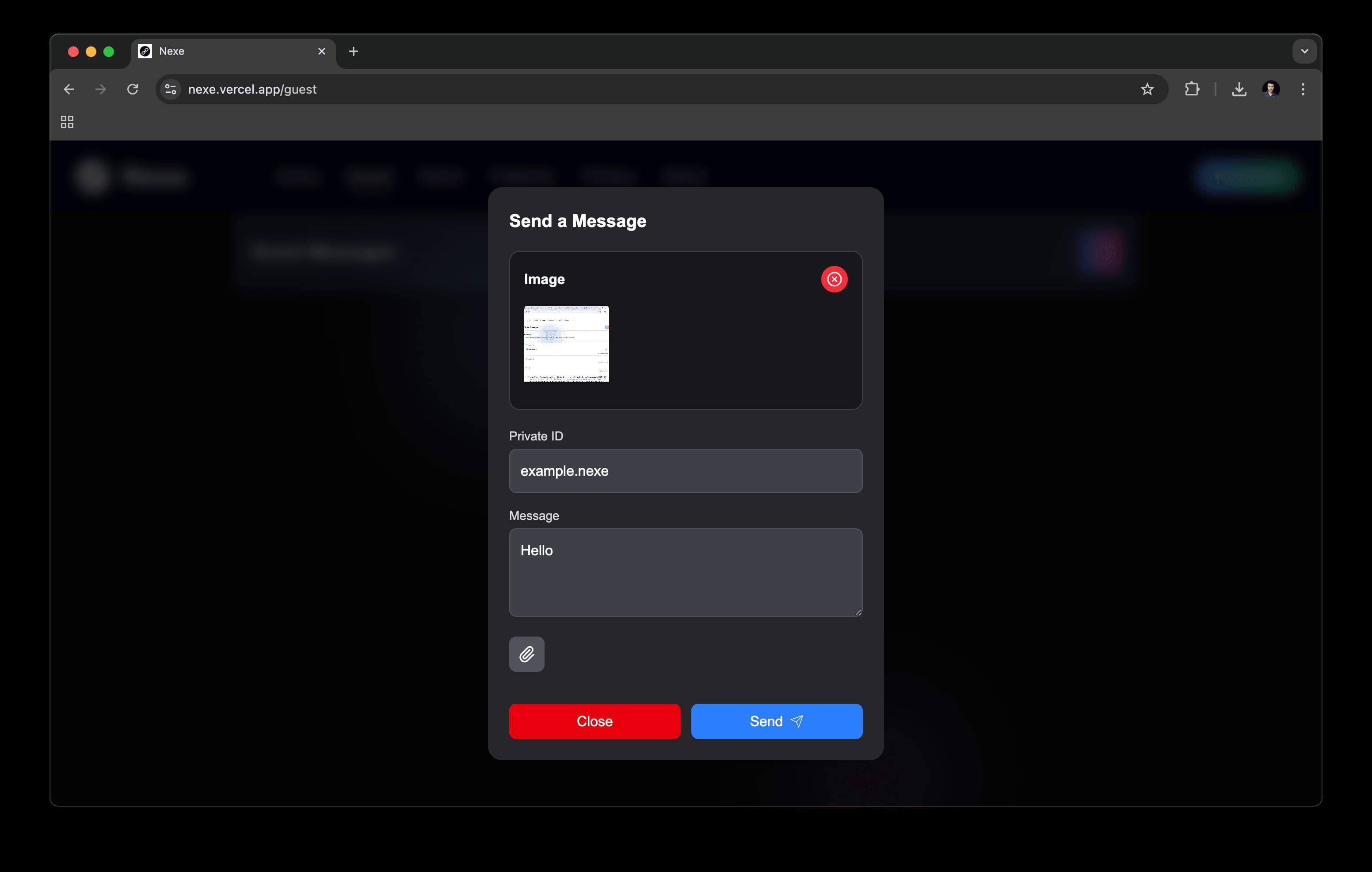 Send Guest Message from Website - Step 3