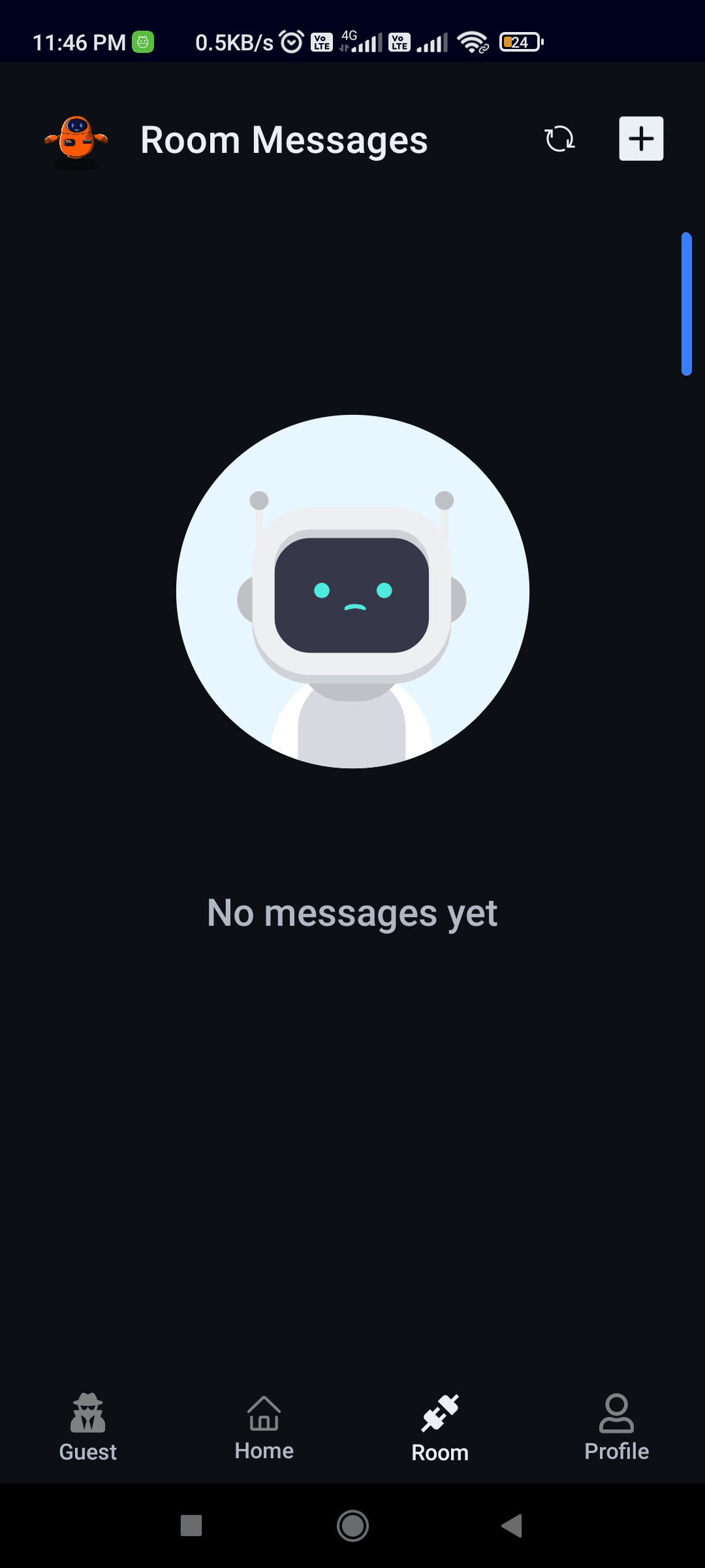 Room Messages - Step 1